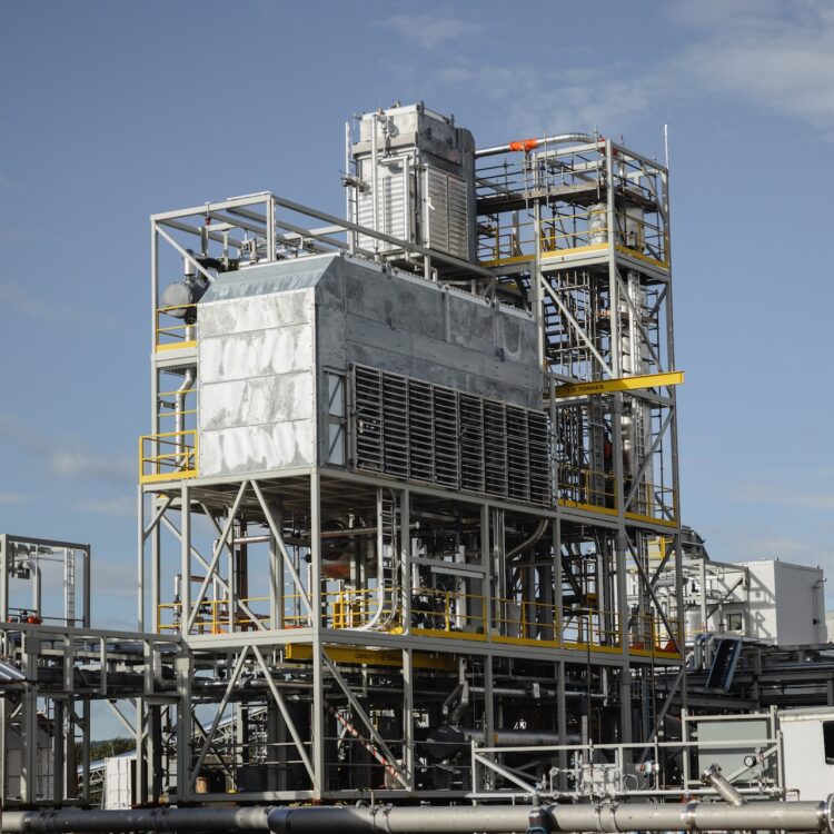 Processing area at the Arbios Chuntoh Ghuna facility